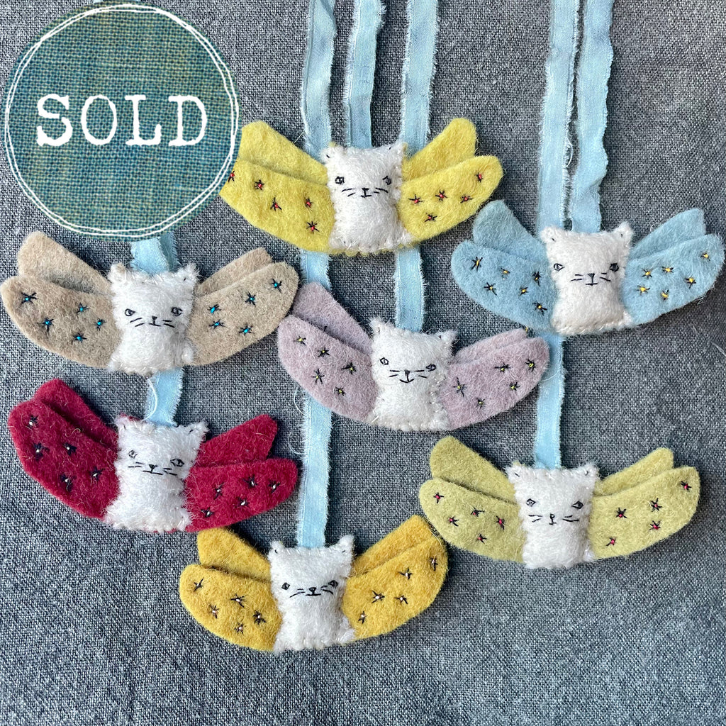 angel kitty ornament