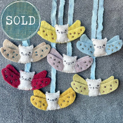 angel kitty ornament