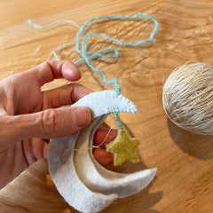 free sewing tutorial: crescent moon & star