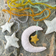 free sewing tutorial: crescent moon & star