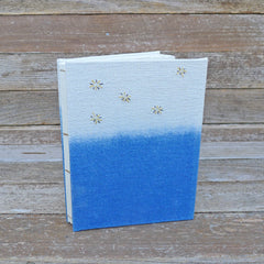 handbound journal: indigo dip collection - tree & constellation