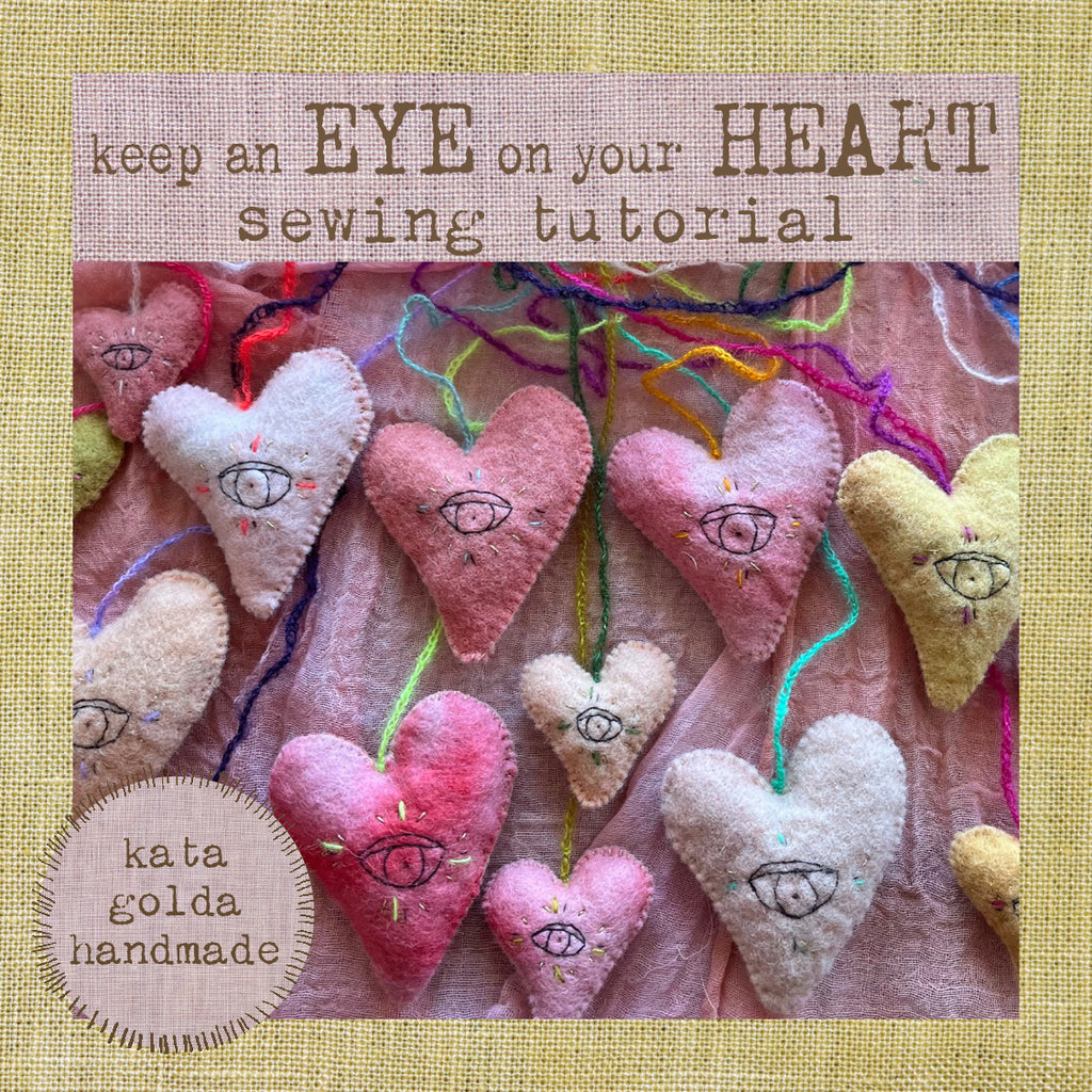 sewing tutorial: keep an EYE on your HEART