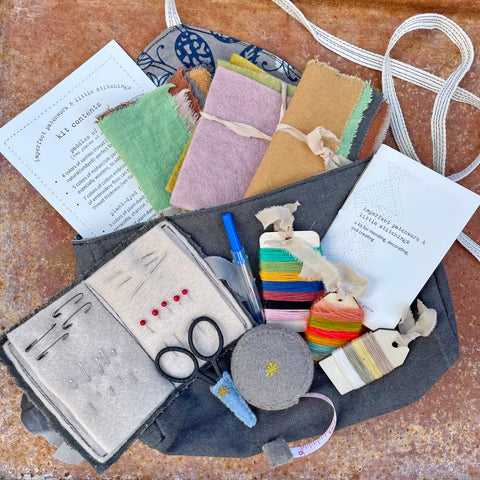 imperfect patchwork & little stitchings kit