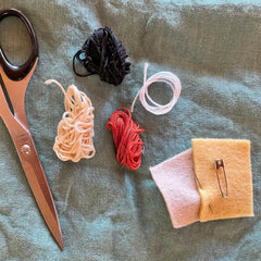 sewing tutorial: spring rabbit pin