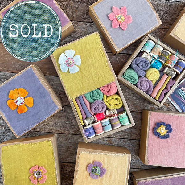 spring home-dyed treasure box for the stitcher – kata golda handmade