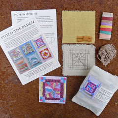 DIY stitch the design: folk art quilt