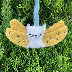 angel kitty ornament