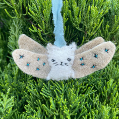 angel kitty ornament