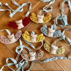 angel kitty ornament