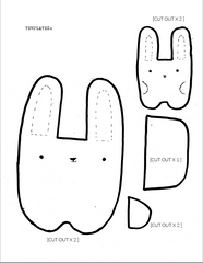 free sewing tutorial: bunny & baby