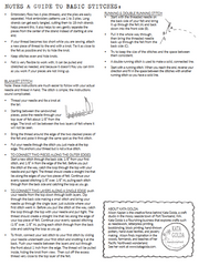 free sewing tutorial: fallen leaves