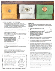 free sewing tutorial: felt pocket