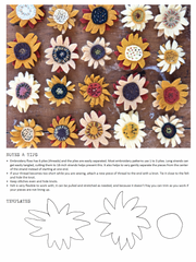free sewing tutorial: sunflower pin