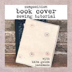 free sewing tutorial: composition book cover