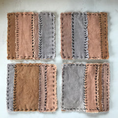 free sewing tutorial: scrappy coasters