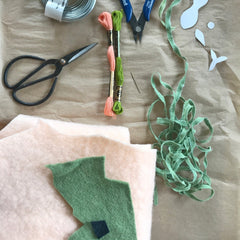 free sewing tutorial: flower stem