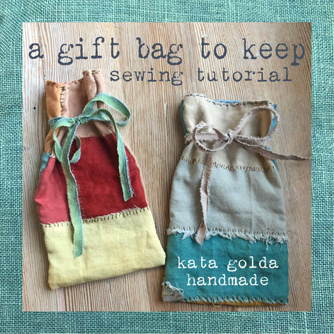 free sewing tutorial: a gift bag to keep