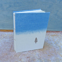 handbound journal: indigo dip collection - tree & constellation