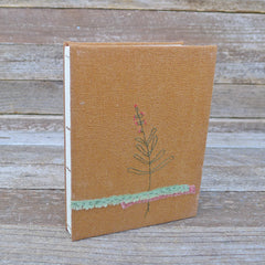 handbound journal: botanical collection - ochre