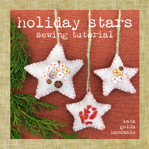 free sewing tutorial: holiday stars