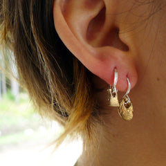 earrings: tiny tile