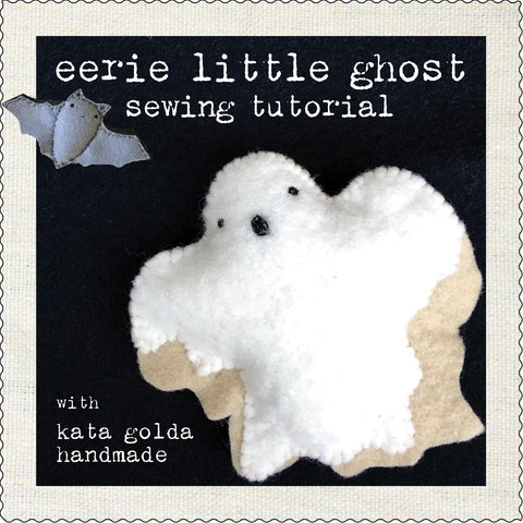 free sewing tutorial: eerie little ghost