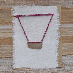 single charm necklace: valley