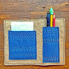 free sewing tutorial: paper & pen holder