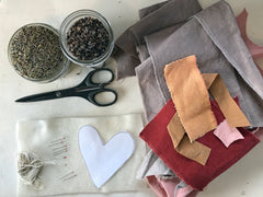 free sewing tutorial: patchwork hearts