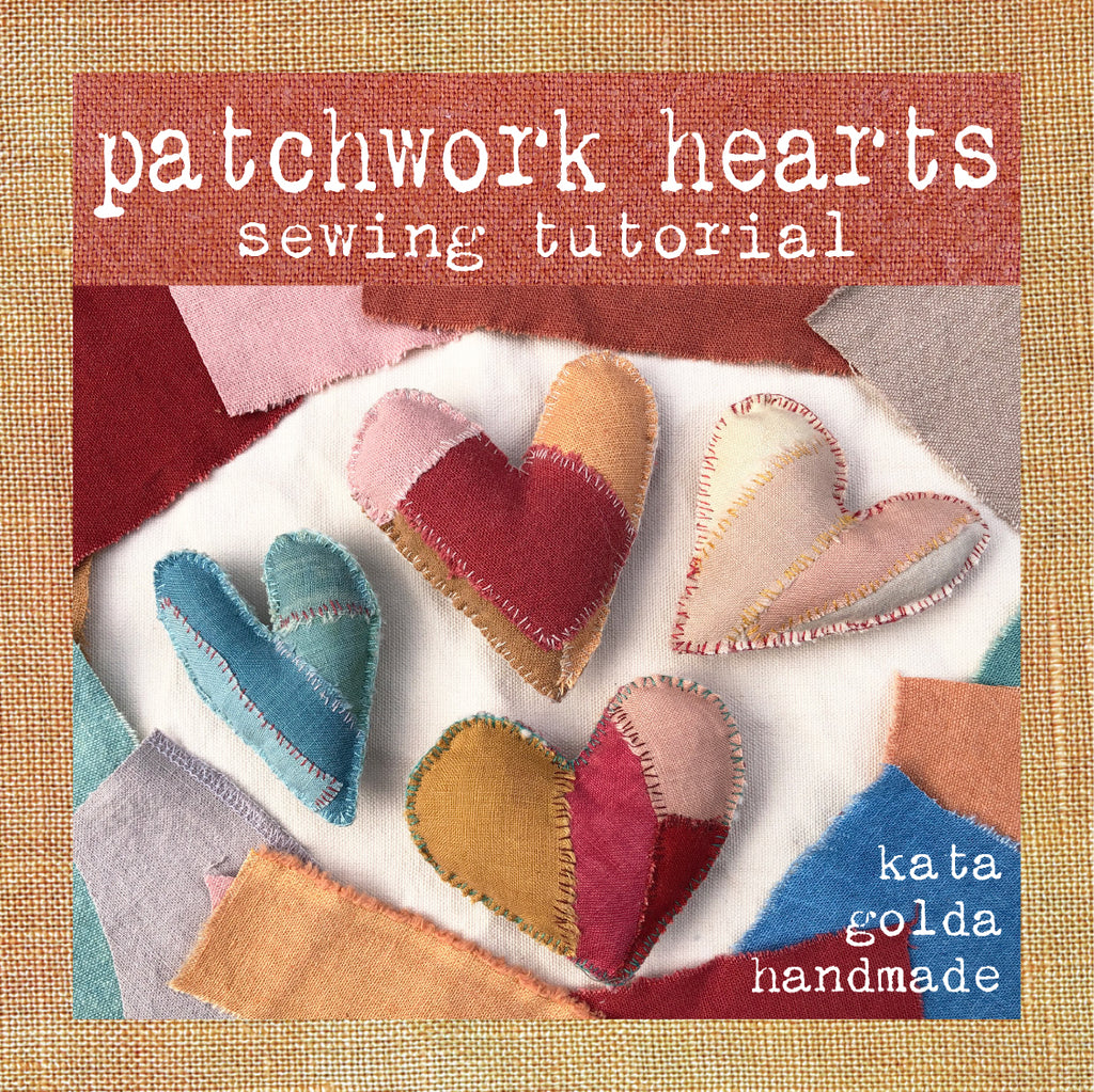 free sewing tutorial: patchwork hearts