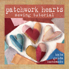 free sewing tutorial: patchwork hearts