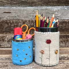 free sewing tutorial: pencil holder