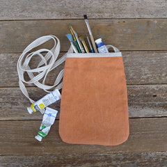 plant-dyed pocket purse