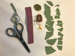 free sewing tutorial: tiny tabletop tree