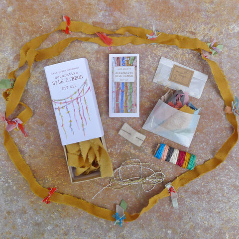 DIY decorative silk ribbon kits