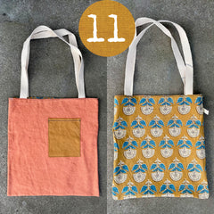 reversible plant-dyed tote bag (new batch!)