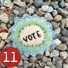 vote button (fundraiser!)