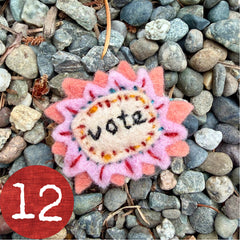 vote button (fundraiser!)