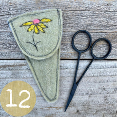 plant-dyed botanical scissor slips: yellows & greens