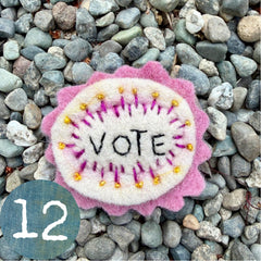 vote button (fundraiser!)