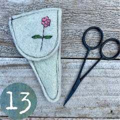 plant-dyed botanical scissor slips: blues, purples & browns