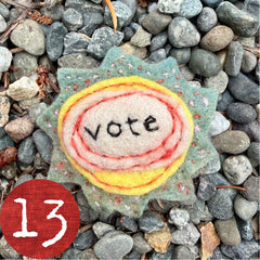 vote button (fundraiser!)