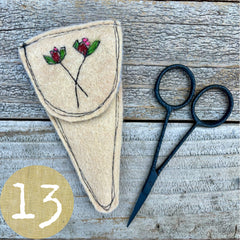 plant-dyed botanical scissor slips: yellows & greens