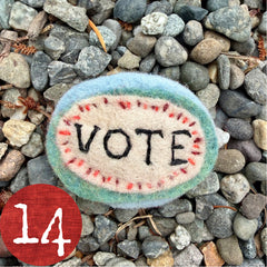 vote button (fundraiser!)