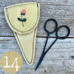 plant-dyed botanical scissor slips: yellows & greens