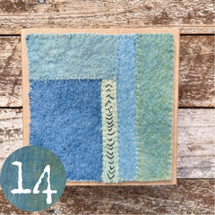 indigo plant-dyed treasure box for the stitcher