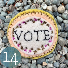 vote button (fundraiser!)