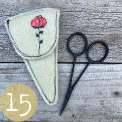 plant-dyed botanical scissor slips: yellows & greens