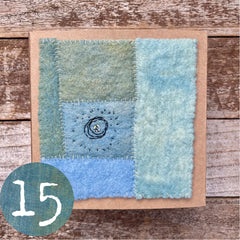 indigo plant-dyed treasure box for the stitcher