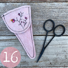 plant-dyed botanical scissor slips: pinks & peaches